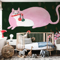 Mischief Kitty Christmas V Mural Wallpaper - room preview 06