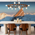 Peak Sunset Mural Wallpaper - room preview 06