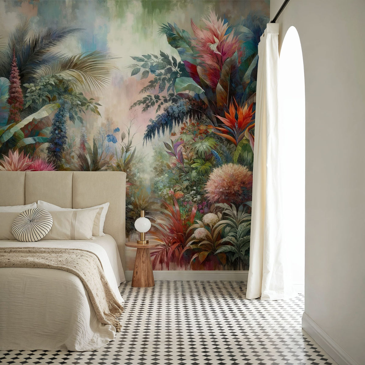 Lush Tropical Eden Mural Wallpaper - room preview 06