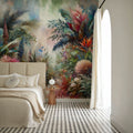 Lush Tropical Eden Mural Wallpaper - room preview 06