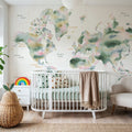 Midsummer Meadow Map Mural Wallpaper - room preview 06