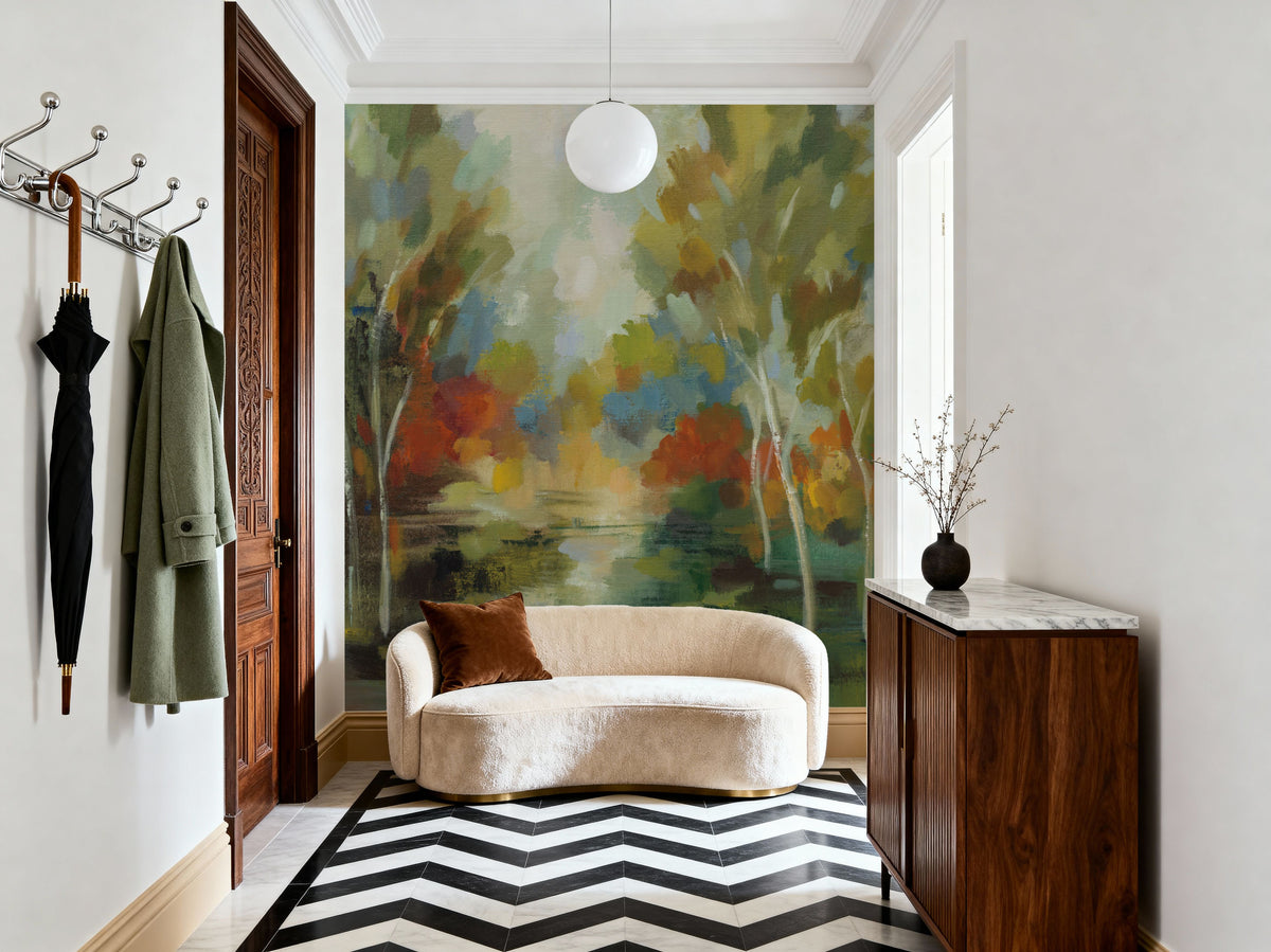 Birch Trees Mural Wallpaper - room preview 06