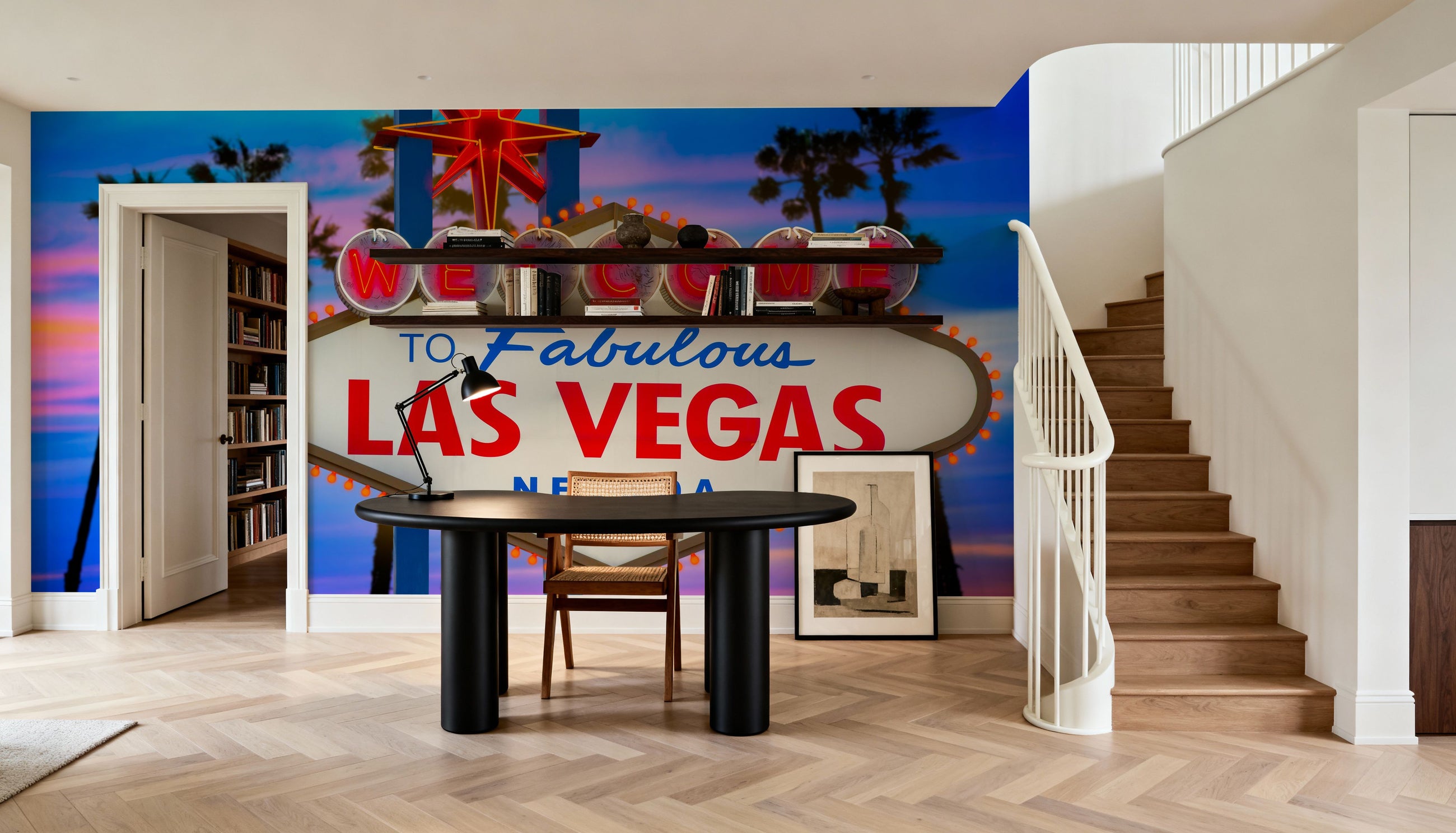Welcome to Las Vegas Mural Wallpaper