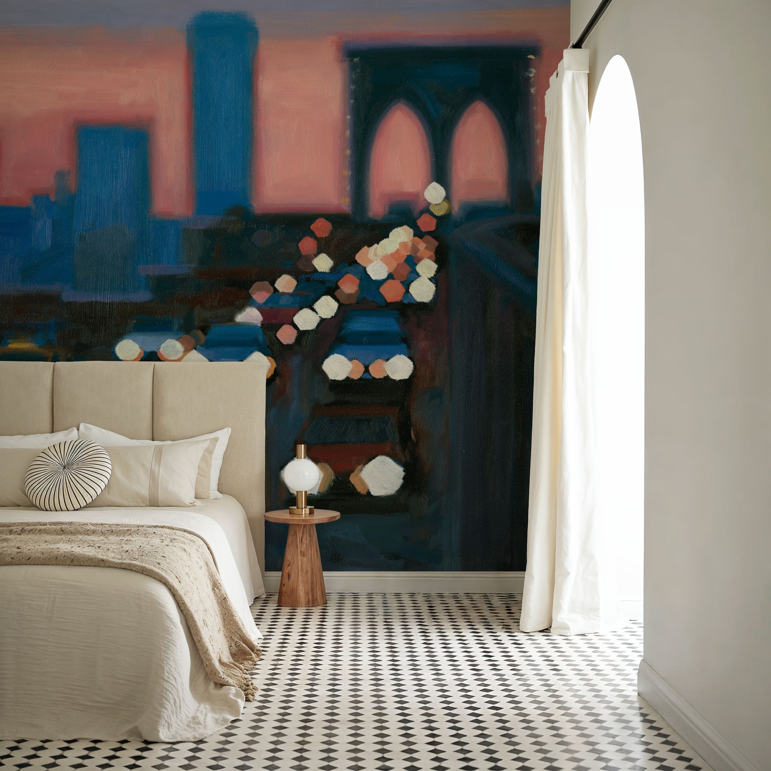 Brooklyn Lights Mural Wallpaper