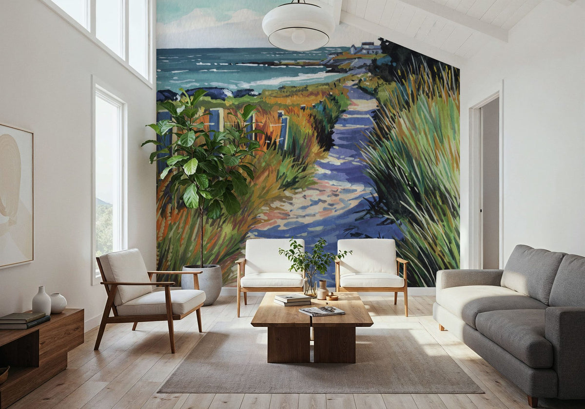 Fresh Ocean Air Mural Wallpaper - room preview 06