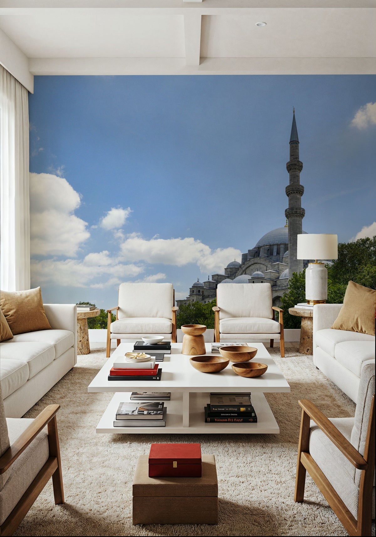 Majestic Mosque Mural Wallpaper - room preview 06