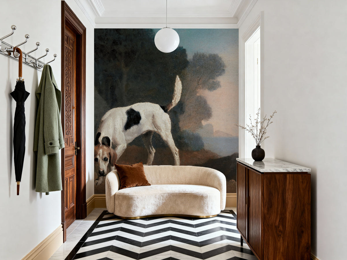 Foxhound Mural Wallpaper - room preview 06