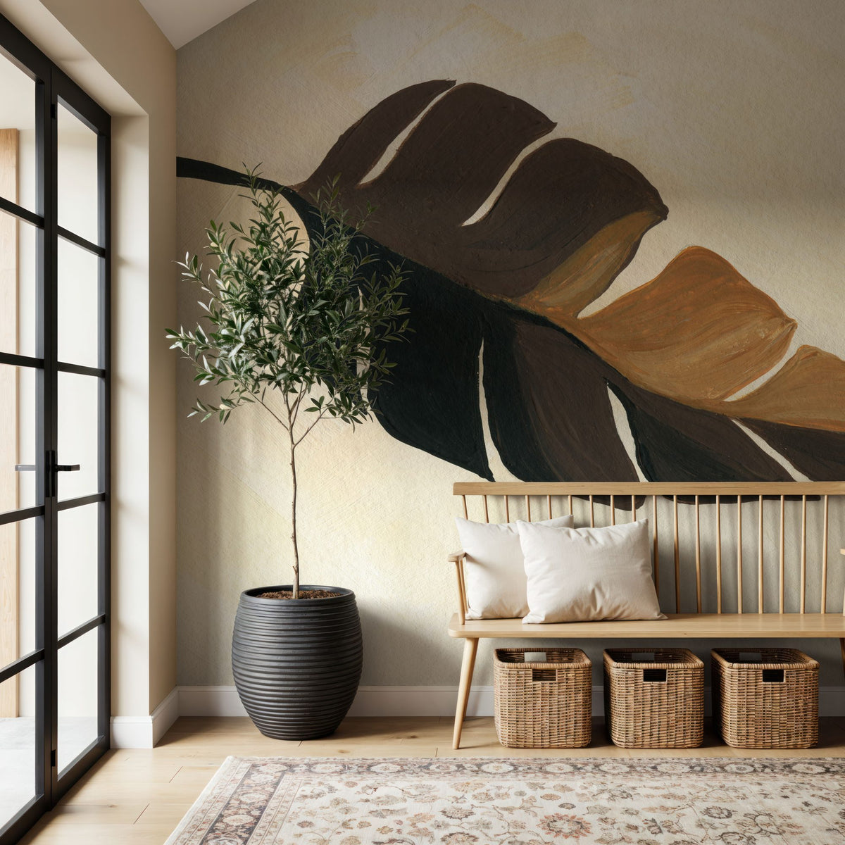 Tropical Leaf II Mural Wallpaper - room preview 06