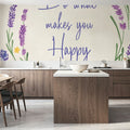 Lavender Garden IV Mural Wallpaper - room preview 06