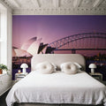 Sydney Harbor Twilight Mural Wallpaper - room preview 06