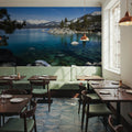 Crystal Alpine Lake Mural Wallpaper - room preview 06
