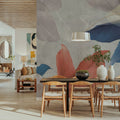Layered Leaves Mural Wallpaper - room preview 06