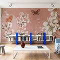 Flutter and Bloom III Mural Wallpaper - room preview 06