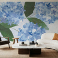 Providence Hydrangea I Mural Wallpaper - room preview 06
