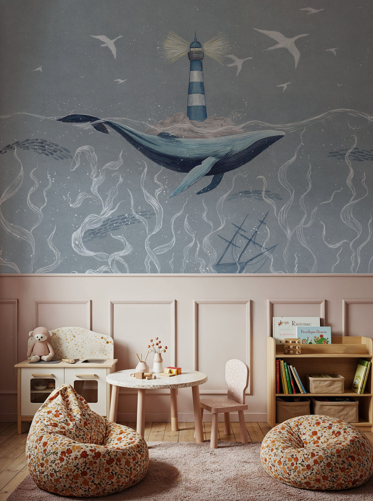 Undersea World Mural Wallpaper - room preview 06