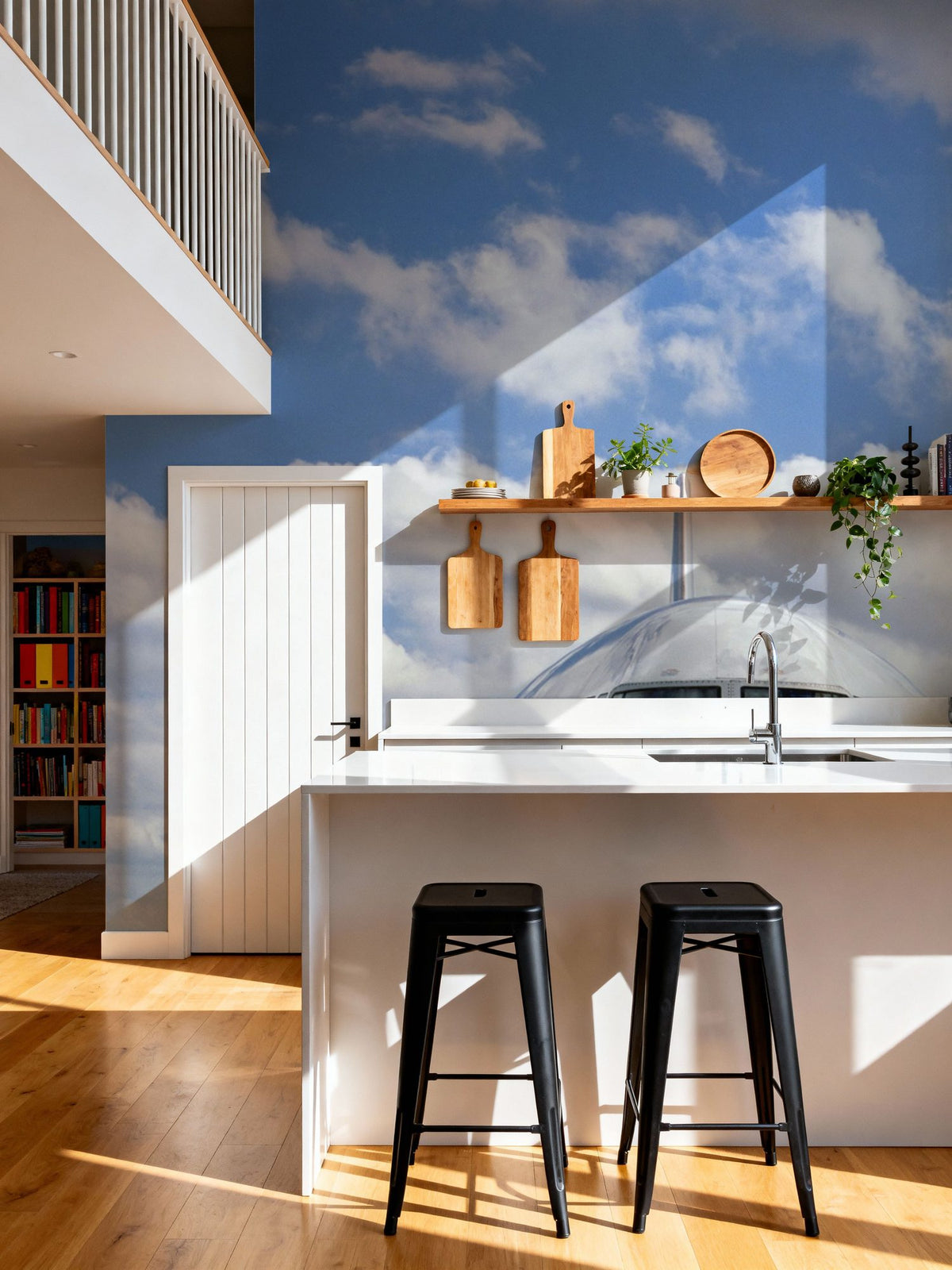 Sky Voyager Mural Wallpaper - room preview 06