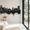 St Albans England Skyline Black & White Mural Wallpaper - room preview 06