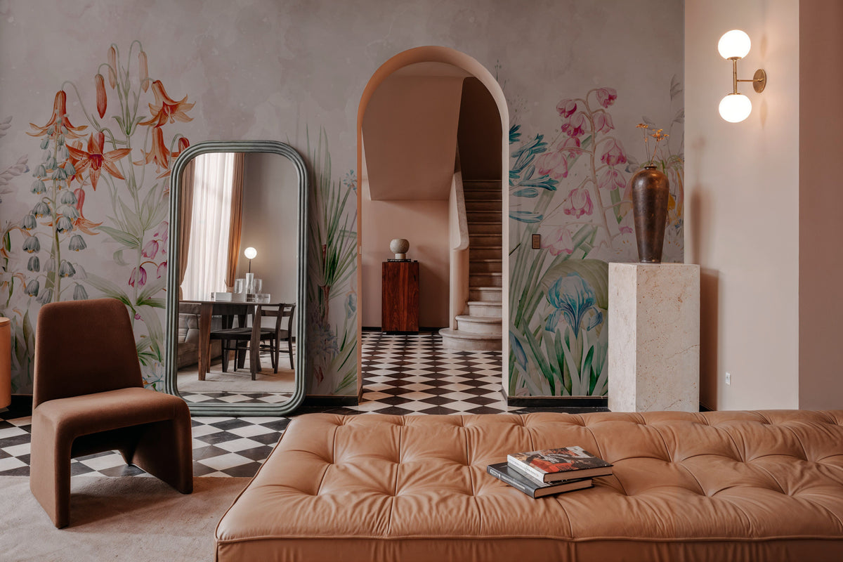 Field of Dreams Orange Mural Wallpaper - room preview 06