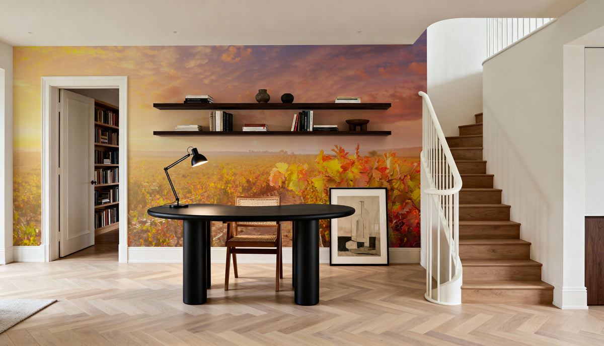 Spanish Vineyard Mural Wallpaper - room preview 06