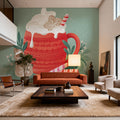 Home For the Holidays II Mural Wallpaper - Warm Tone - room preview 06