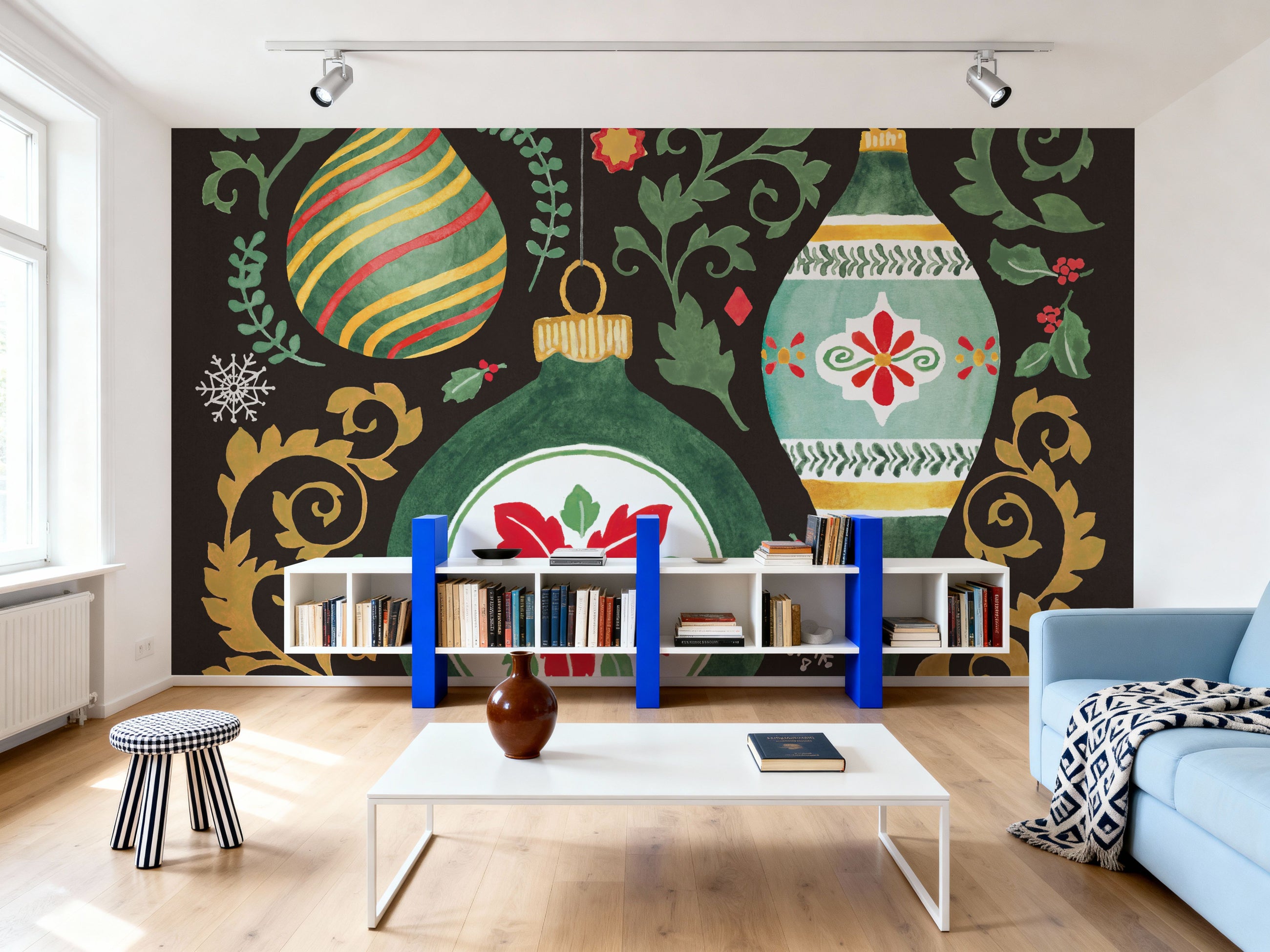 Decorative Holiday I Mural Wallpaper