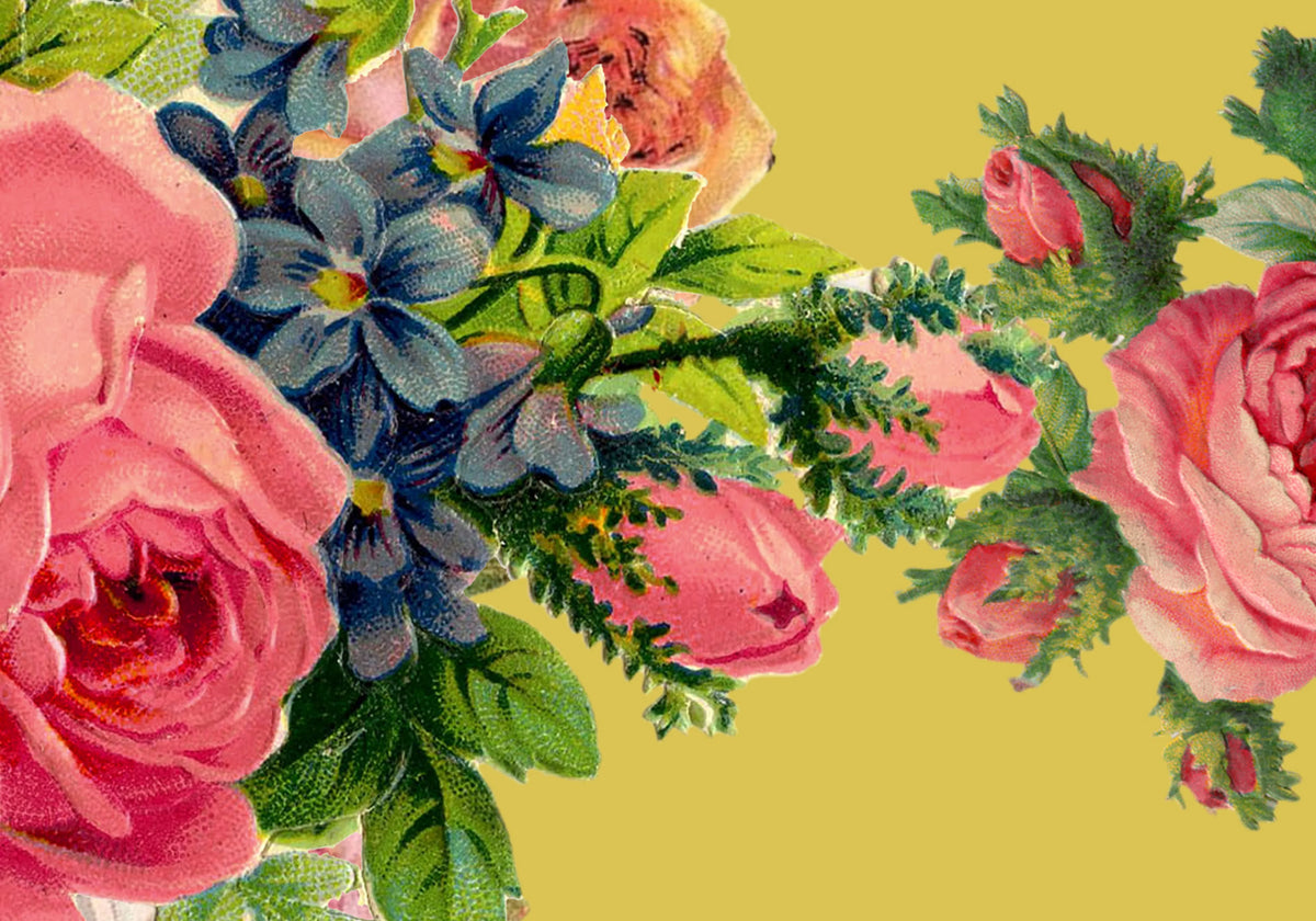 Floral Frida Mural Wallpaper - room preview 06