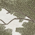 Bellewood Clouds, Green Vintage Mural Wallpaper - room preview 06