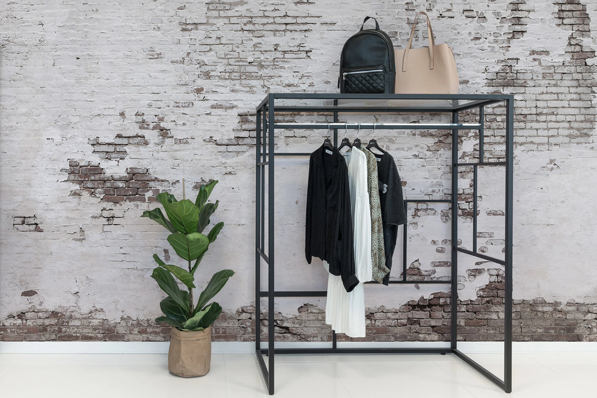 Industrial Ivory Mural Wallpaper - room preview 06