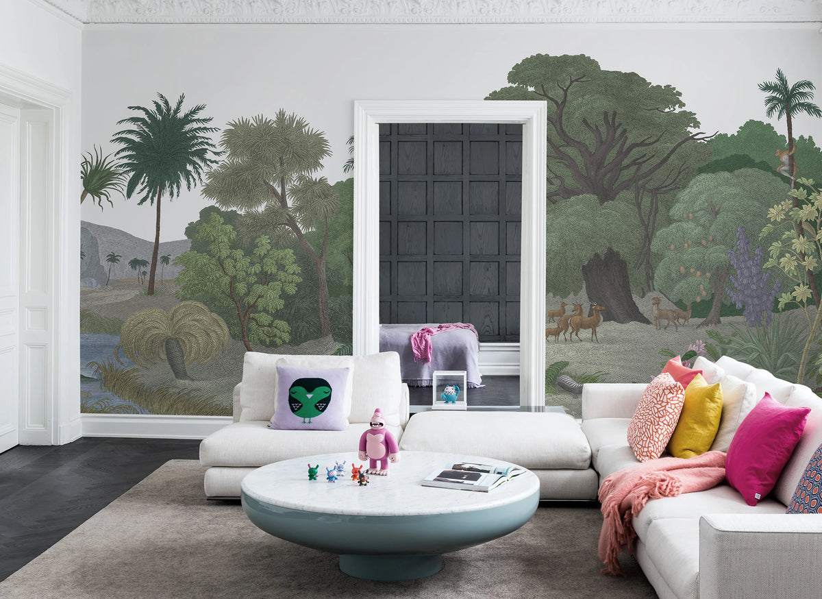 Jungle Land, Color Mural Wallpaper - room preview 06