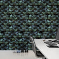 Peacock Plumage Mural Wallpaper - room preview 06