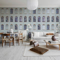 Window Row Mural Wallpaper - room preview 06