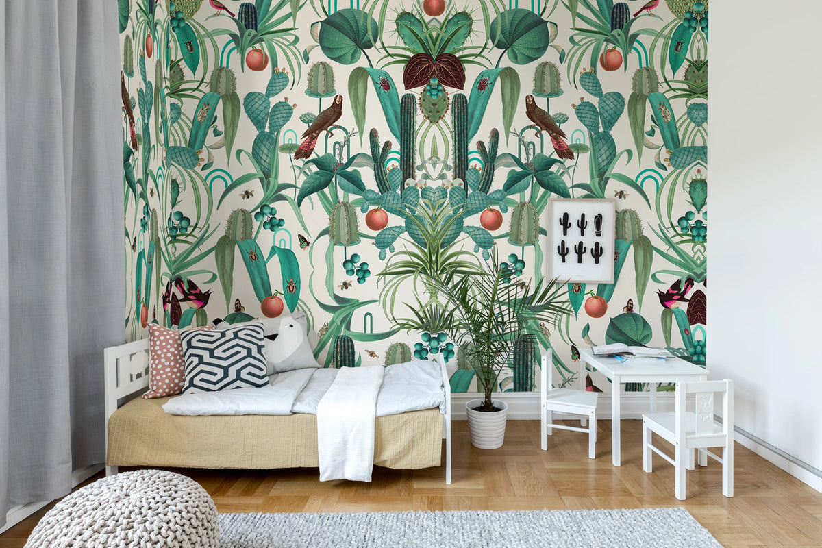 Cuba Jungle Mural Wallpaper - room preview 06