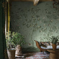 Chinoiserie Chic, Jade Mural Wallpaper - room preview 06
