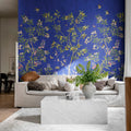 Chinoiserie Chic, Cobalt Mural Wallpaper - room preview 06