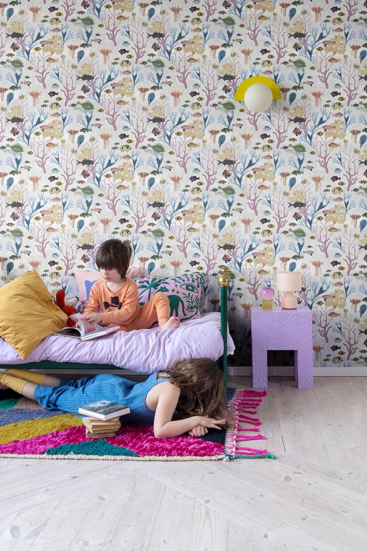 Aquarium, Pastel Mural Wallpaper - room preview 06