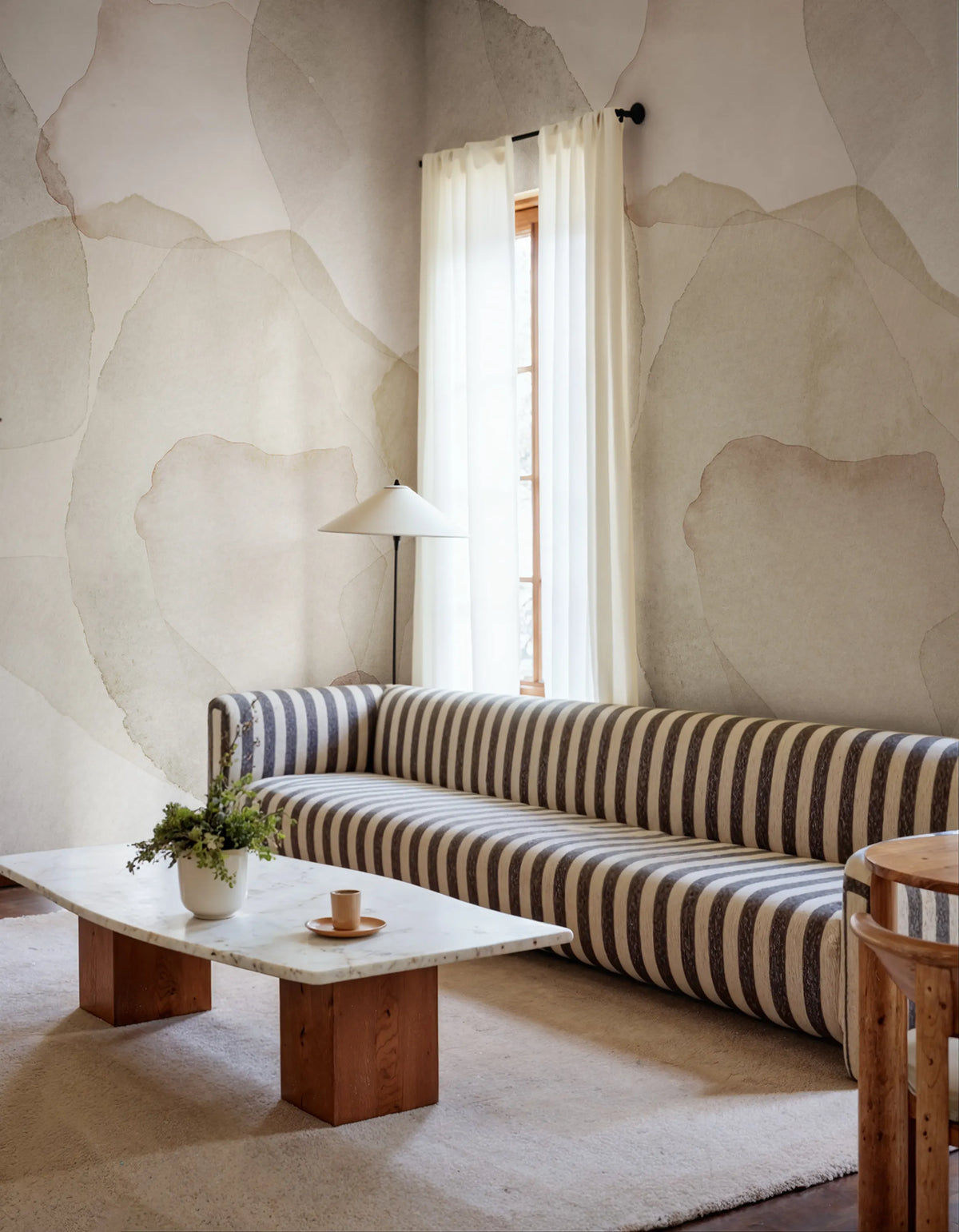 Petals, Sand Mural Wallpaper - room preview 06