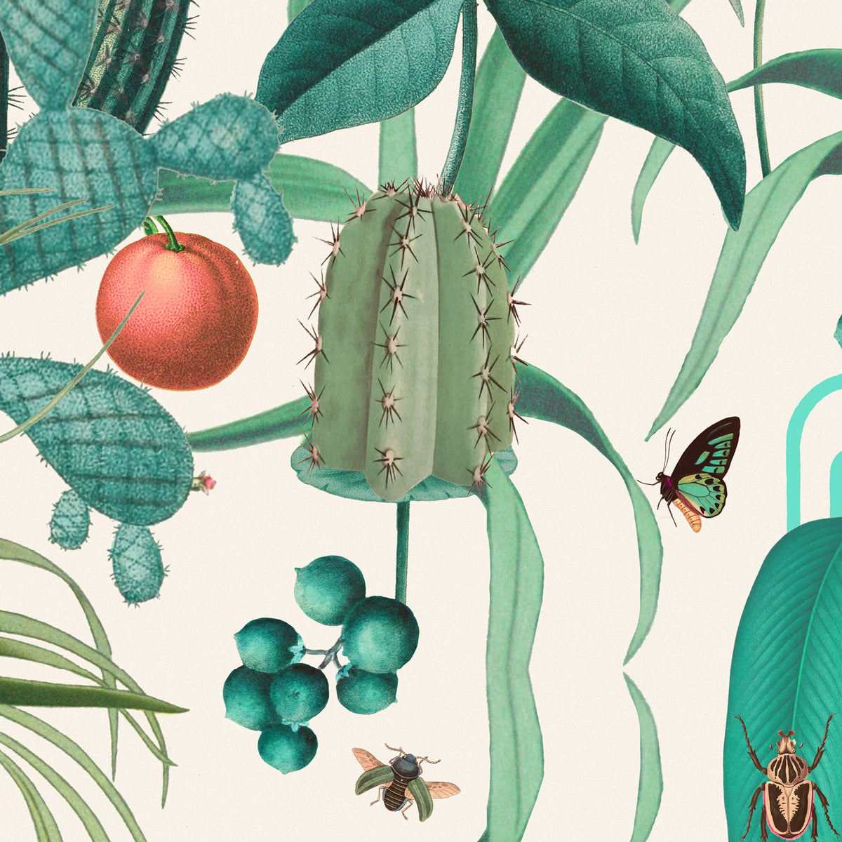 Cuba Jungle Mural Wallpaper - room preview 07
