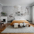 Industrial Ivory Mural Wallpaper - room preview 07