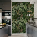 Mischievous Monkeys, Lush Mural Wallpaper - room preview 07