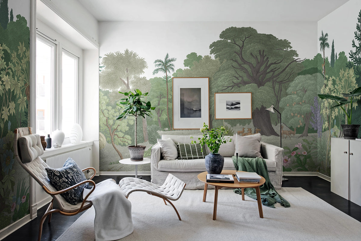 Jungle Land, Color Mural Wallpaper - room preview 07